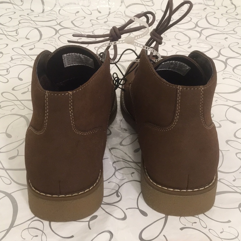 Brown Faux Suede Chukka Boot 9 NWT - Picture 3 of 6